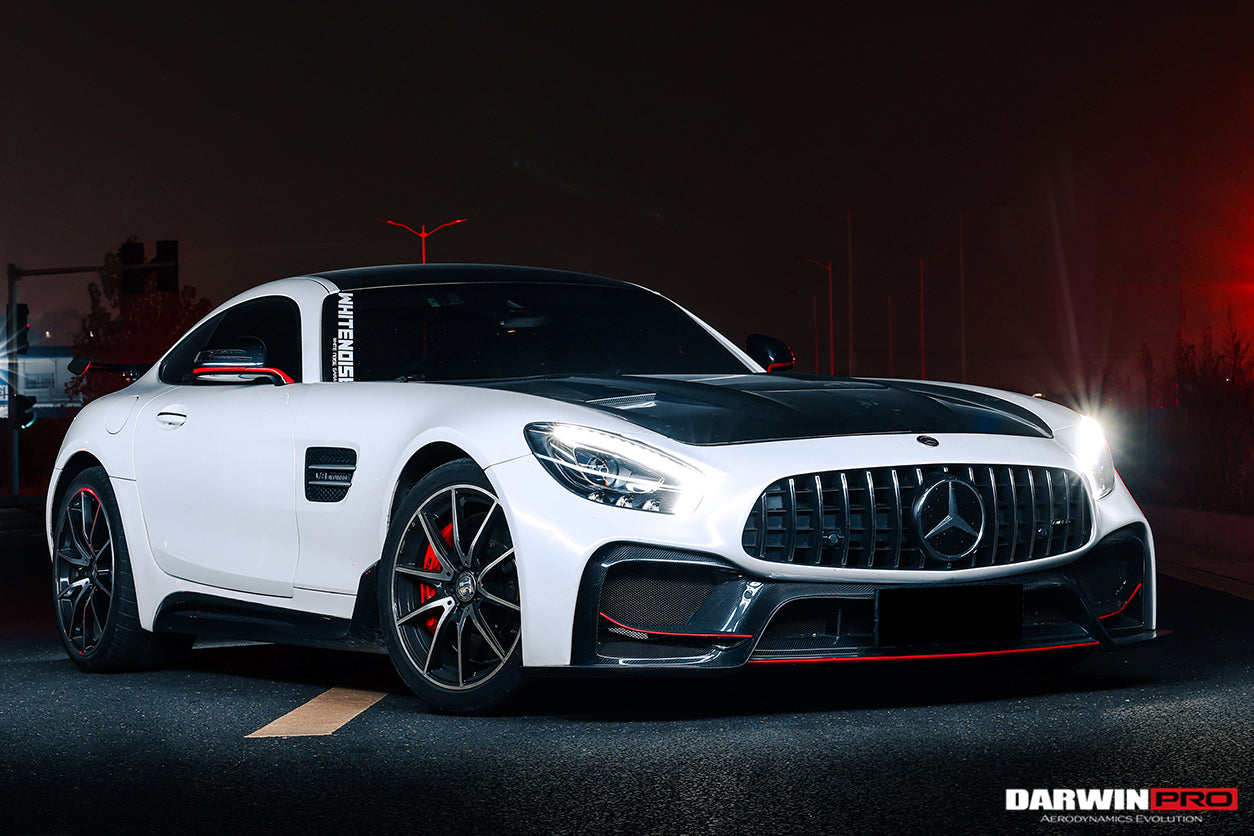 2017-2021 Mercedes Benz AMG GT GTS GTC IMP Performance Partial Carbon Fiber Front Bumper