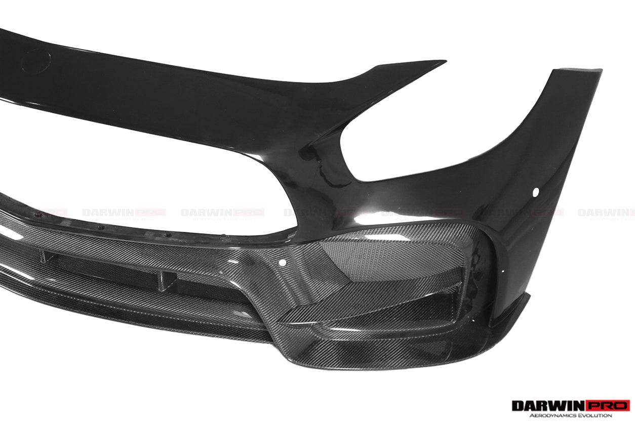 2017-2021 Mercedes Benz AMG GT GTS GTC IMP Performance Partial Carbon Fiber Front Bumper