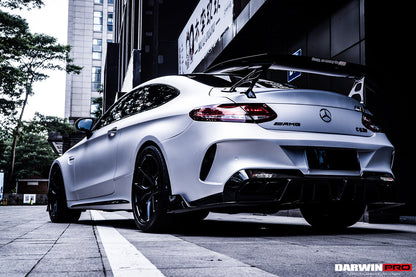 DarwinPRO 2016-2023 Mercedes Benz W205 C Class Coupe IMP Design Rear Bumper | Fit C300, C400, C43AMG - DarwinPRO Aerodynamics