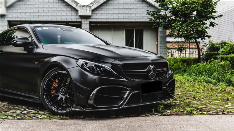 2015-2021 Mercedes Benz C63 C-Class Coupe IMP Performance Carbon Fiber Side Skirts - DarwinPRO Aerodynamics