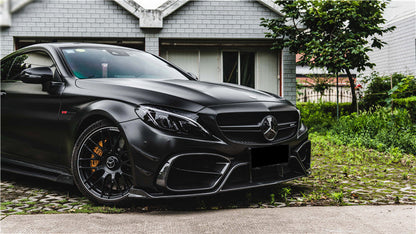 2015-2021 Mercedes Benz C63 C-Class Coupe IMP Performance Carbon Fiber Side Skirts - DarwinPRO Aerodynamics