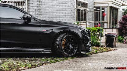 2015-2021 Mercedes Benz C63 C-Class Coupe IMP Performance Carbon Fiber Side Skirts - DarwinPRO Aerodynamics