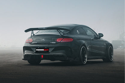 DarwinPRO 2016-2023 Mercedes Benz W205 C Class Coupe IMP Design Rear Bumper | Fit C300, C400, C43AMG - DarwinPRO Aerodynamics