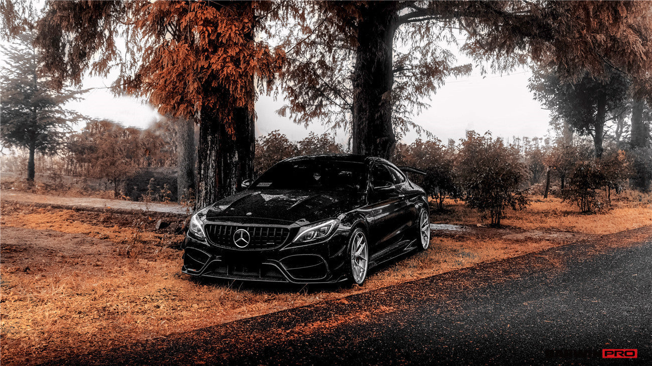 2015-2018 Mercedes Benz W205 C63 & S AMG Coupe IMP Performance Partial Carbon Fiber Full Body Kit - DarwinPRO Aerodynamics