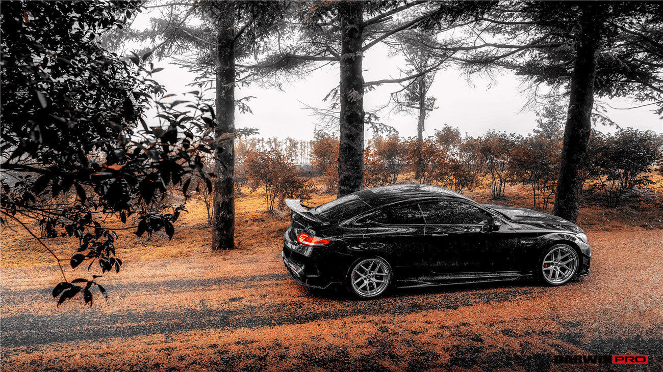 2015-2021 Mercedes Benz C63 C-Class Coupe IMP Performance Carbon Fiber Side Skirts - DarwinPRO Aerodynamics