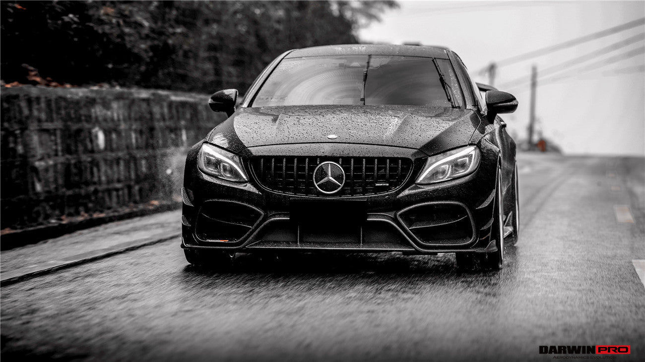2015-2018 Mercedes Benz W205 C63 & S AMG Coupe IMP Performance Partial Carbon Fiber Full Body Kit - DarwinPRO Aerodynamics