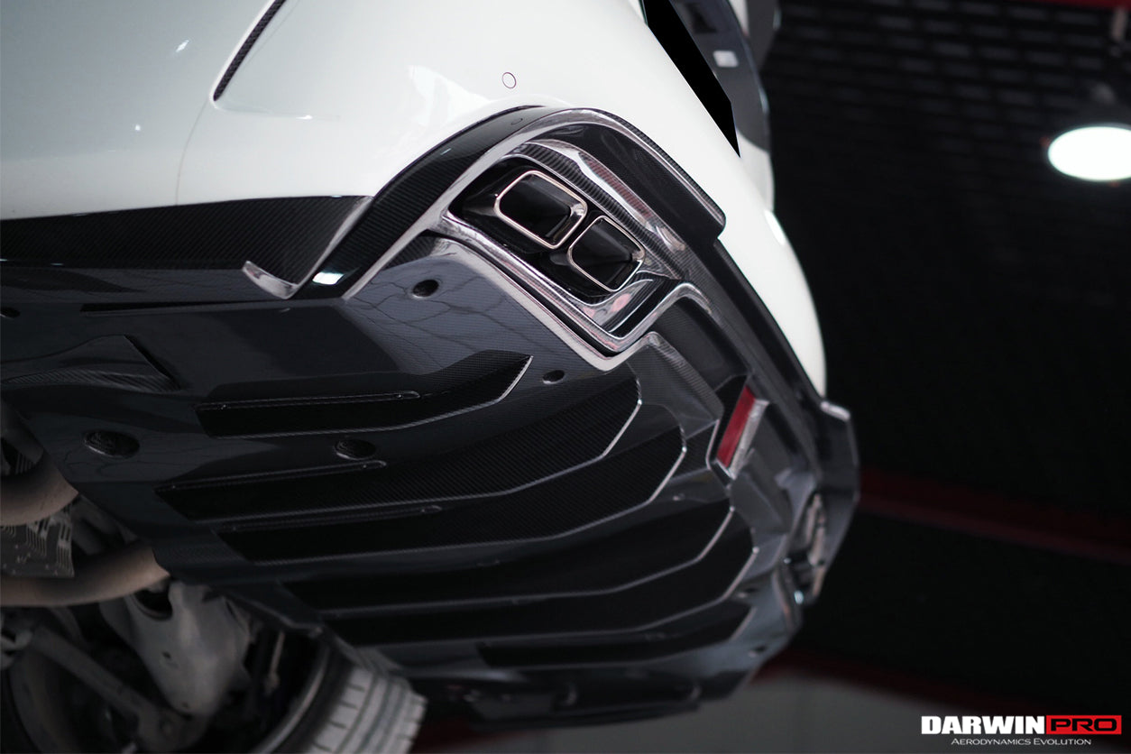 2015-2021 Mercedes Benz W205 C63 S AMG Sedan IMP Performance Carbon Fiber Rear Diffuser - DarwinPRO Aerodynamics
