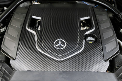 2019-2023 Mercedes Benz W464 G500 G550 G-Class G Wagon Dry Carbon Fiber Engine Cover