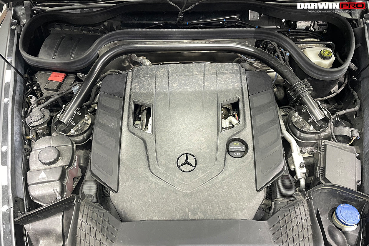 2019-2023 Mercedes Benz W464 G500 G550 G-Class G Wagon Dry Carbon Fiber Engine Cover