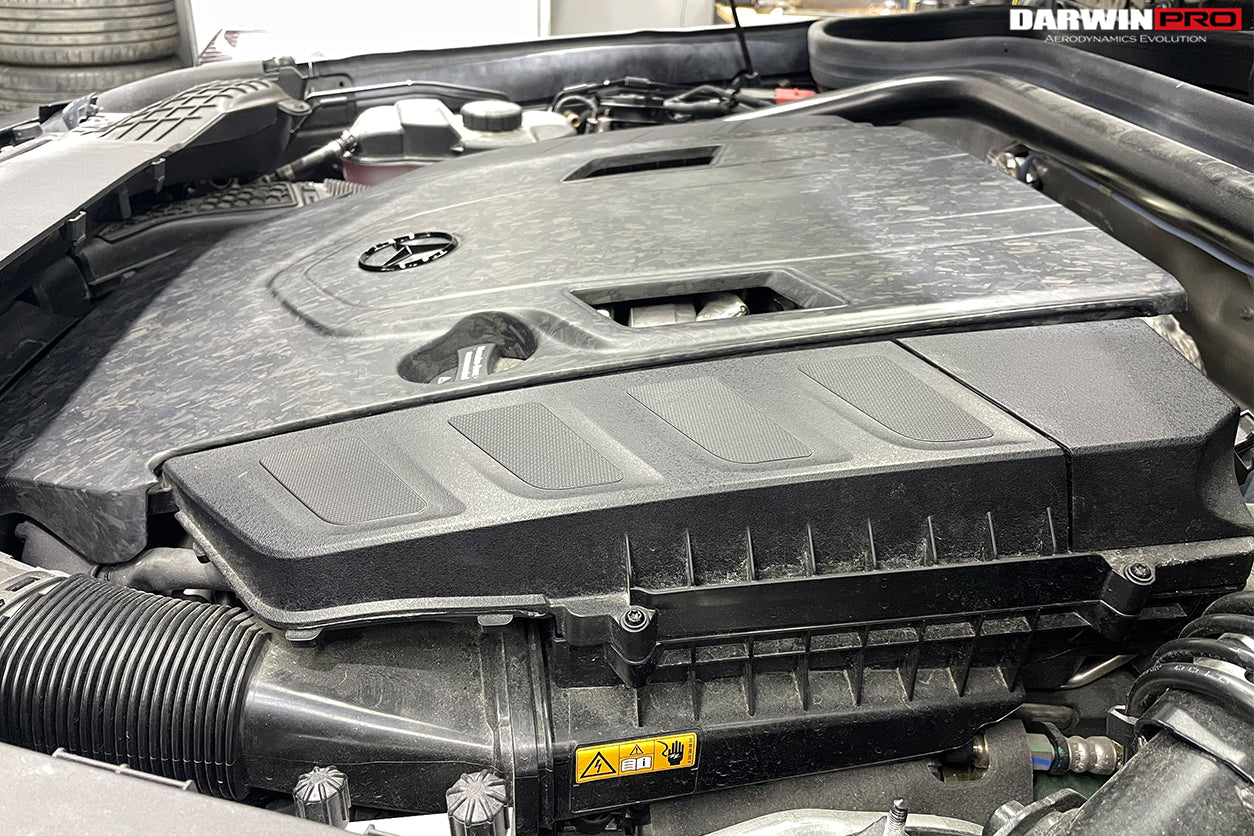 2019-2023 Mercedes Benz W464 G500 G550 G-Class G Wagon Dry Carbon Fiber Engine Cover