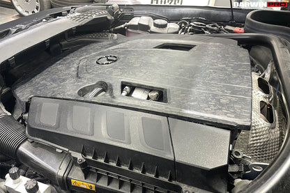 2019-2023 Mercedes Benz W464 G500 G550 G-Class G Wagon Dry Carbon Fiber Engine Cover