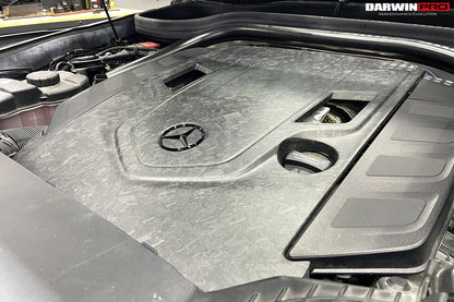2019-2023 Mercedes Benz W464 G500 G550 G-Class G Wagon Dry Carbon Fiber Engine Cover