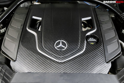 2019-2023 Mercedes Benz W464 G500 G550 G-Class G Wagon Dry Carbon Fiber Engine Cover