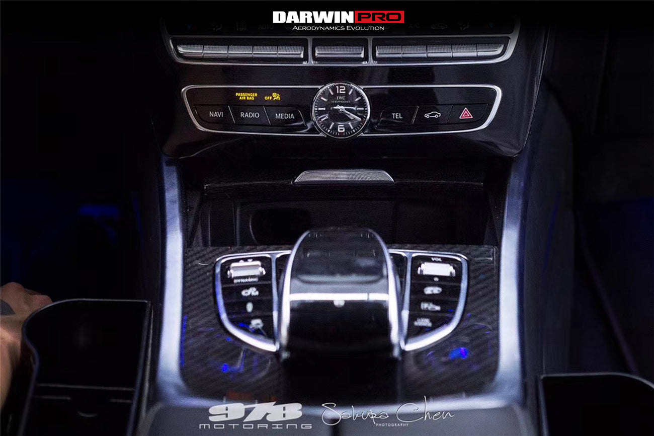 2019-2023 Mercedes Benz W464 G550 G63AMG G-Class Dry Carbon Fiber Center Console Replacement