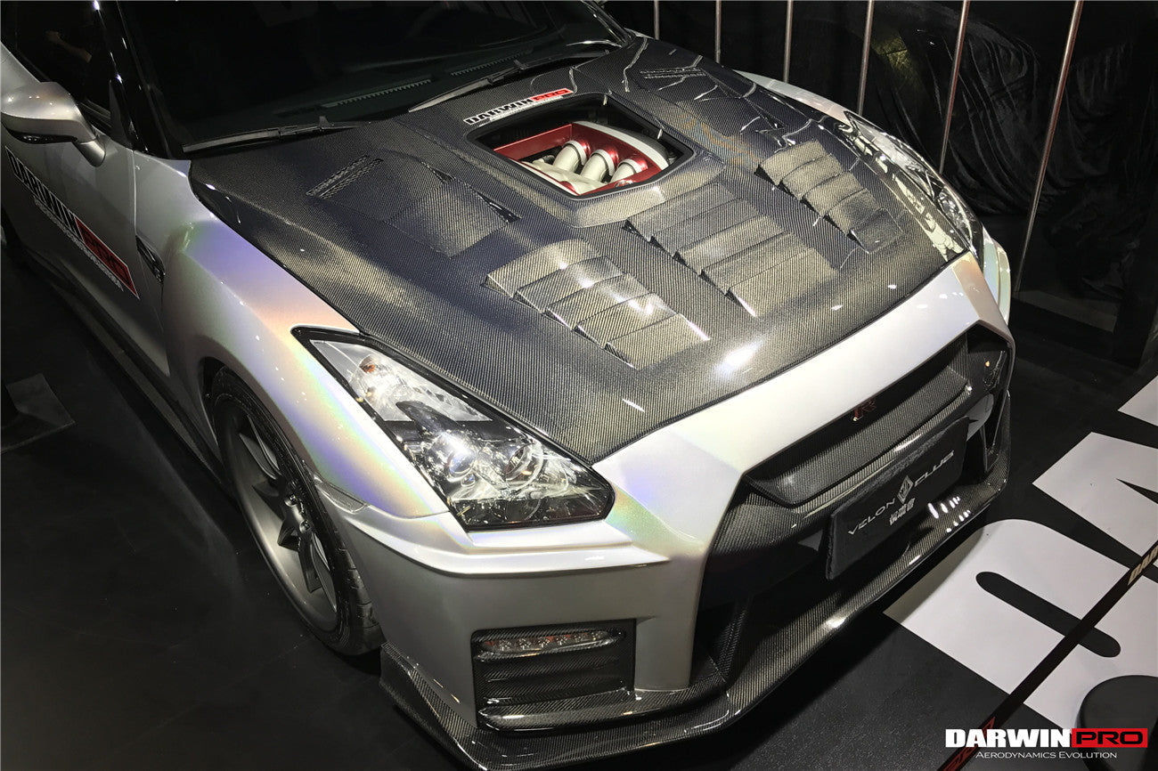 2008-2016 Nissan GTR R35 CBA DBA IMP Performance Carbon Fiber Hood - DarwinPRO Aerodynamics