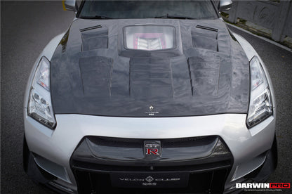2008-2016 Nissan GTR R35 CBA DBA IMP Performance Carbon Fiber Hood - DarwinPRO Aerodynamics