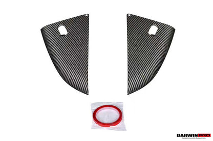 2017-2025 Porsche 718 Cayman Boxster GT4RS Style Autoclave Carbon Fiber Rear Diffuser Lip With Winglets And Exhaust Tips