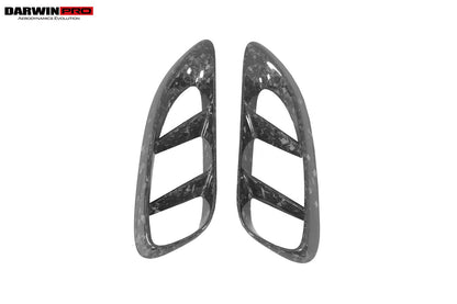 DarwinPRO 2016-2025 Porsche 718 Cayman And Boxster Carbon Fiber Side Air Vents - DarwinPRO Aerodynamics