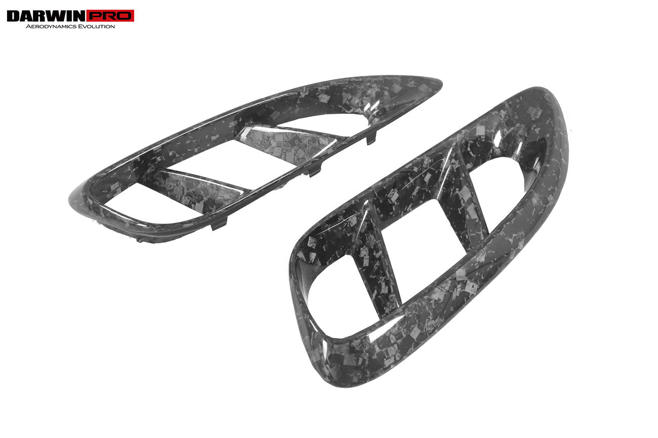 DarwinPRO 2016-2025 Porsche 718 Cayman And Boxster Carbon Fiber Side Air Vents - DarwinPRO Aerodynamics