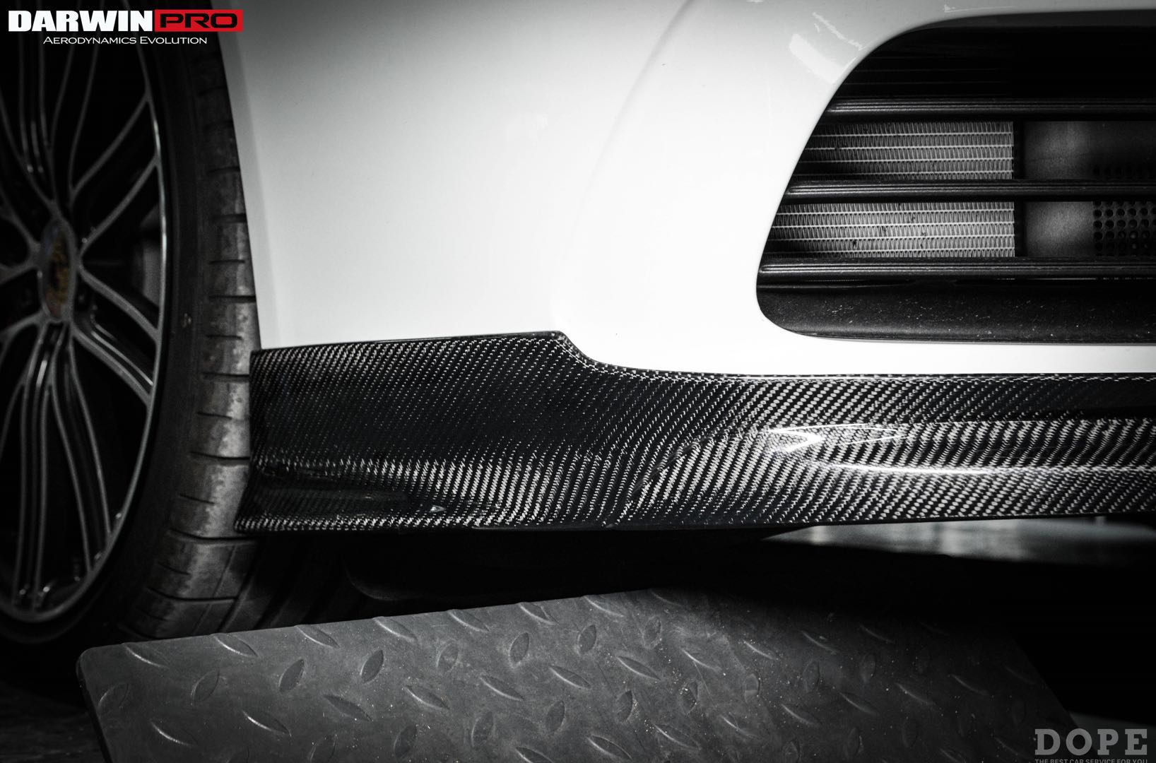 DarwinPRO 2016-2025 Porsche 718 Cayman And Boxster BKSS Style Carbon Fiber Front Lip - DarwinPRO Aerodynamics