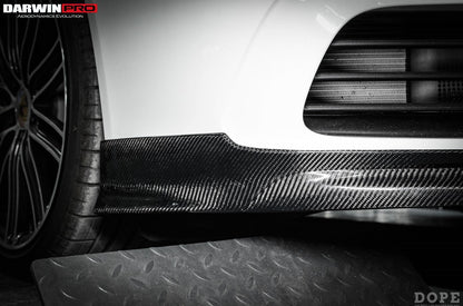 DarwinPRO 2016-2025 Porsche 718 Cayman And Boxster BKSS Style Carbon Fiber Front Lip - DarwinPRO Aerodynamics