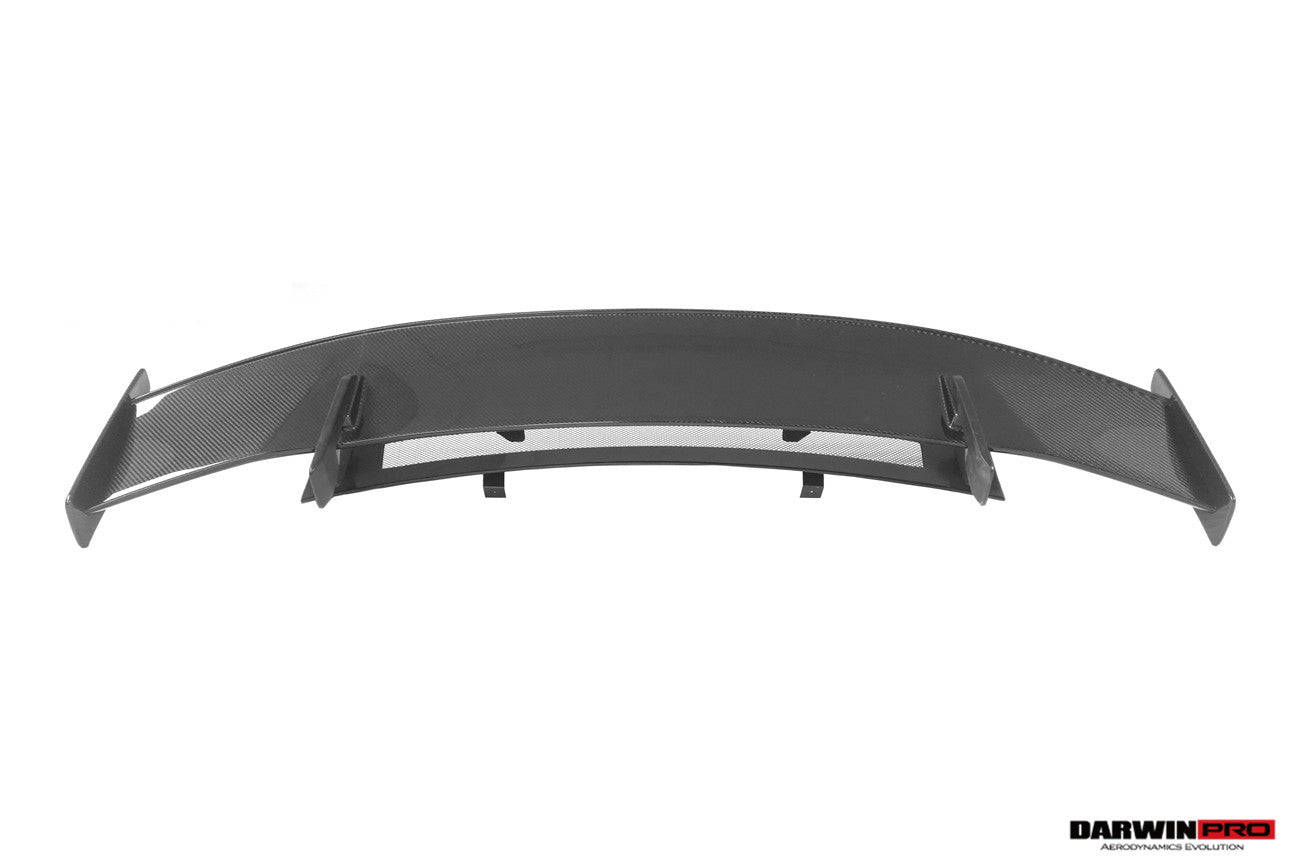 2016-2025 Audi R8 GEN2 Coupe Performance Parts Style Dry Carbon Fiber Trunk Wing with Base and Aluminum Legs