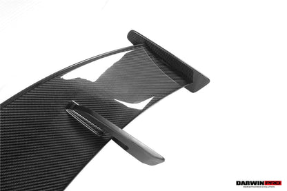 2016-2025 Audi R8 GEN2 Coupe Performance Parts Style Dry Carbon Fiber Trunk Wing with Base and Aluminum Legs