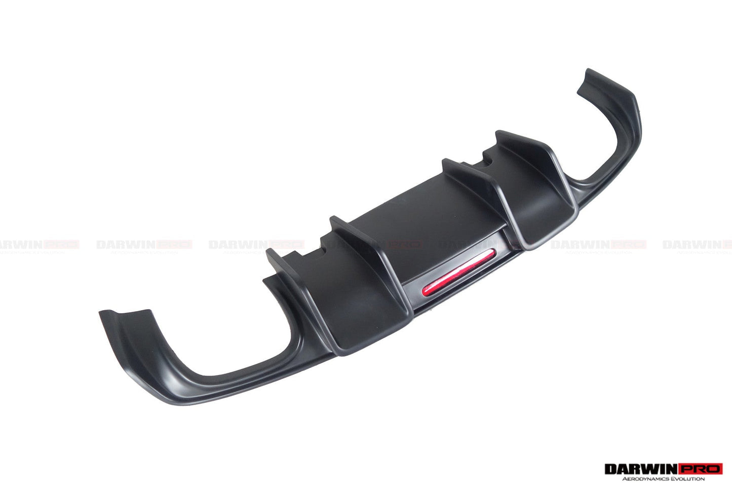 2013-2016 Audi S3 & A3 Sline Sedan BKSS Style Rear Diffuser with LED Light - DarwinPRO Aerodynamics