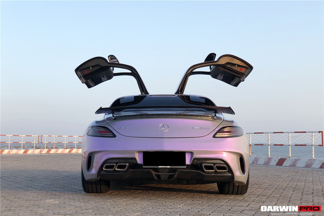 DarwinPRO 2010-2015 Mercedes Benz W197 SLS AMG BKSS Style Carbon Fiber Trunk Spoiler