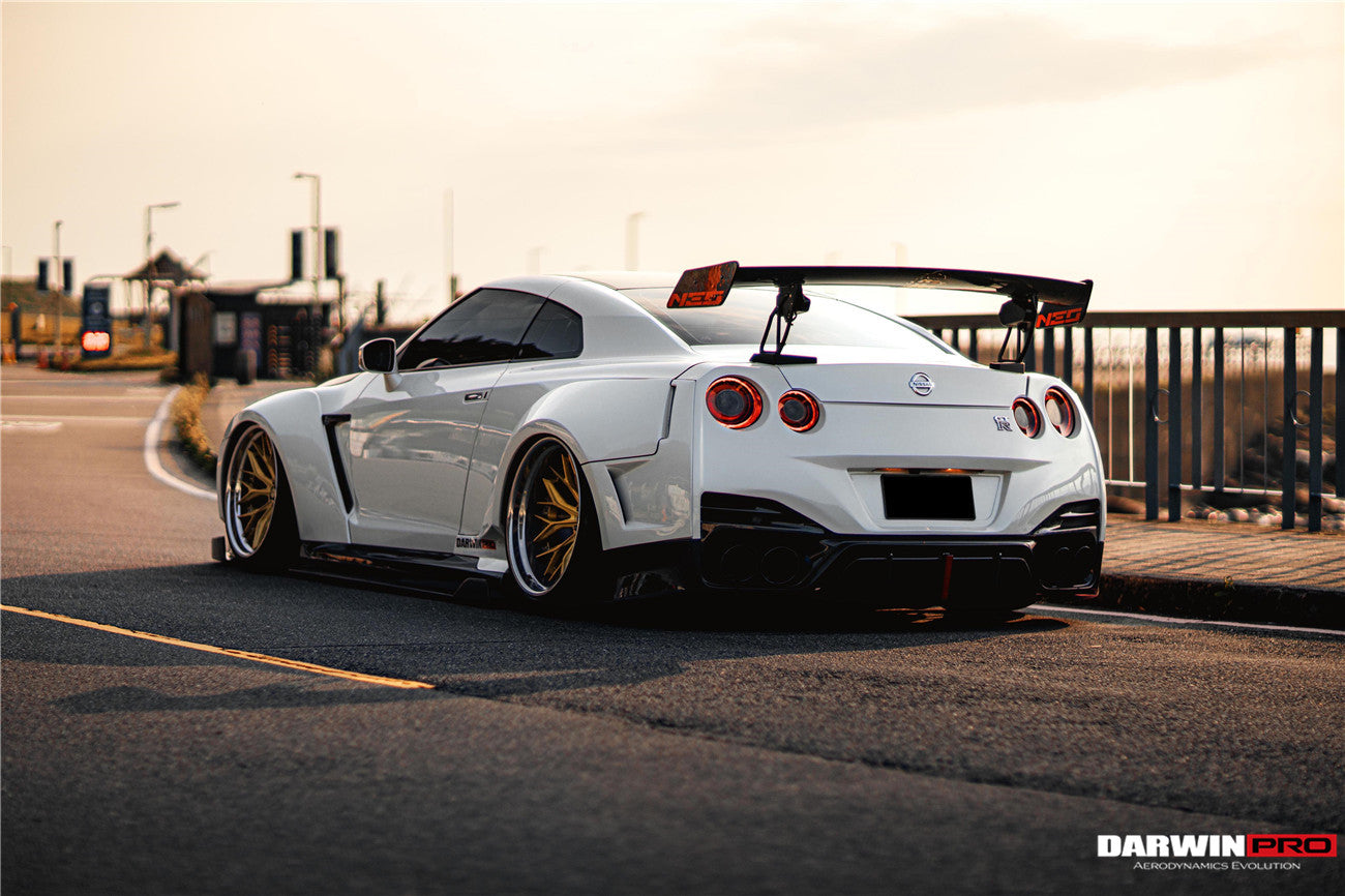 DarwinPRO 2008-2023 Nissan GTR R35 CBA DBA EBA BKSSII Style Partial Carbon Fiber Full Wide Body Kit - DarwinPRO Aerodynamics