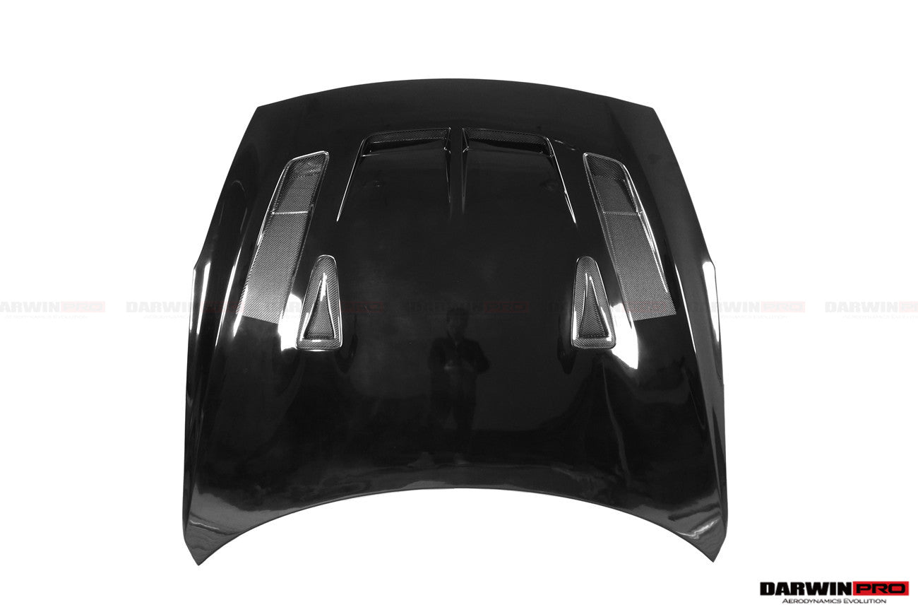 DarwinPRO 2008-2023 Nissan GTR R35 BKSSII Style Carbon Fiber Hood | Fit CBA, DBA, EBA - DarwinPRO Aerodynamics