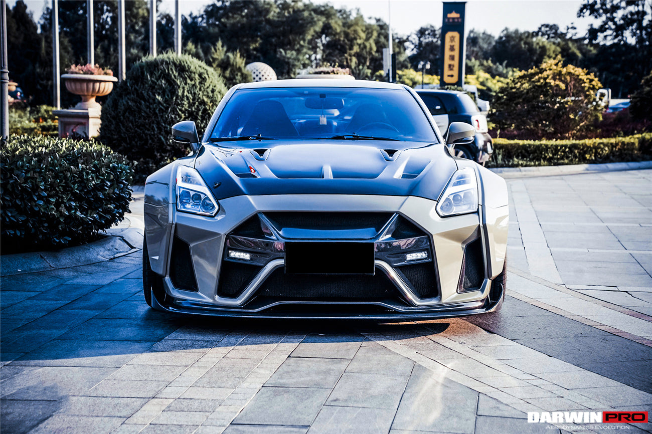 DarwinPRO 2008-2023 Nissan GTR R35 CBA DBA EBA BKSSII Style Front Bumper - DarwinPRO Aerodynamics