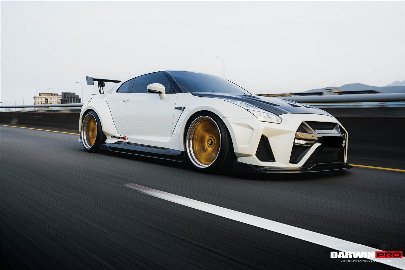 DarwinPRO 2008-2023 Nissan GTR R35 CBA DBA EBA BKSSII Style Partial Carbon Fiber Full Wide Body Kit - DarwinPRO Aerodynamics