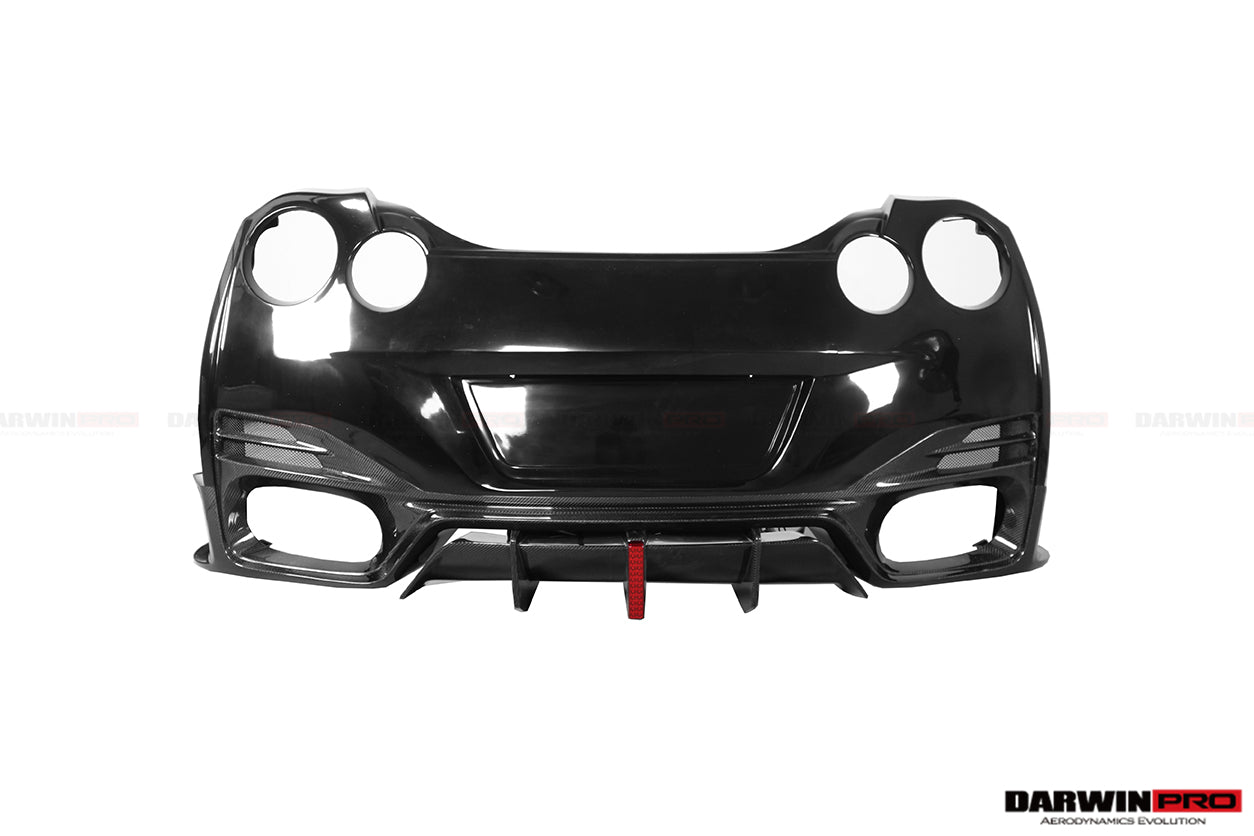 DarwinPRO 2008-2023 Nissan GTR R35 CBA DBA EBA BKSSII Style Partial Carbon Fiber Full Wide Body Kit - DarwinPRO Aerodynamics