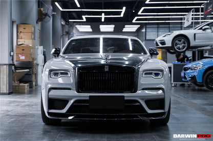 DarwinPRO 2016-2020 Rolls-Royce Wraith & Dawn - BKSS Portion Carbon Fiber Front Bumper - DarwinPRO Aerodynamics