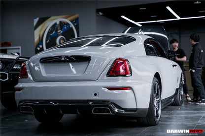 DarwinPRO 2016-2020 Rolls-Royce Wraith & Dawn BKSS Style Partial Carbon Fiber Rear Bumper - DarwinPRO Aerodynamics