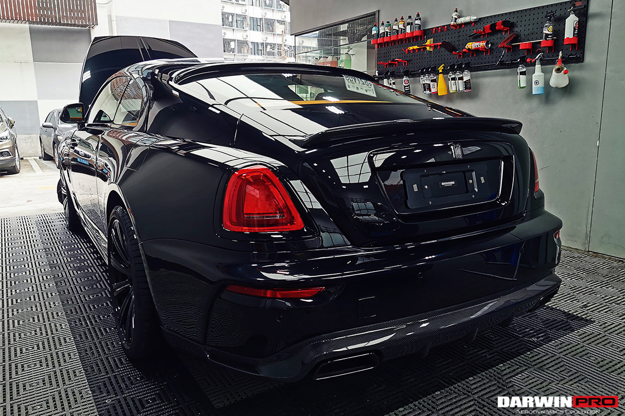 DarwinPRO 2016-2020 Rolls-Royce Wraith BKSS Style Carbon Fiber Roof Spoiler - DarwinPRO Aerodynamics