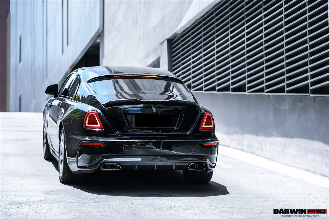 DarwinPRO 2016-2020 Rolls-Royce Wraith BKSS Style Carbon Fiber Trunk Spoiler - DarwinPRO Aerodynamics