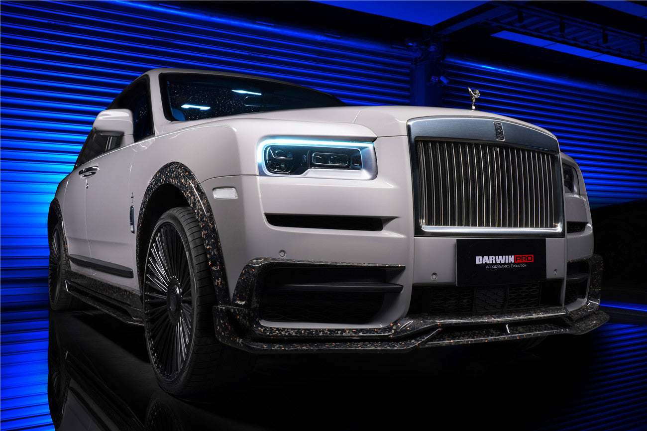 DarwinPRO 2018-2024 Rolls-Royce Cullinan BKSS Carbon Fiber Front Lip - DarwinPRO Aerodynamics