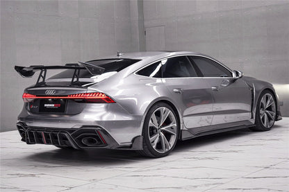 DarwinPRO 2019-2025 Audi RS6 Avant C8 & RS7 C8 Quattro IMP Performance Rear Diffuser - DarwinPRO Aerodynamics
