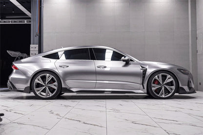 DarwinPRO 2019-2025 Audi RS6 Avant C8 & RS7 C8 Quattro IMP Performance Side Skirts Under Board - DarwinPRO Aerodynamics