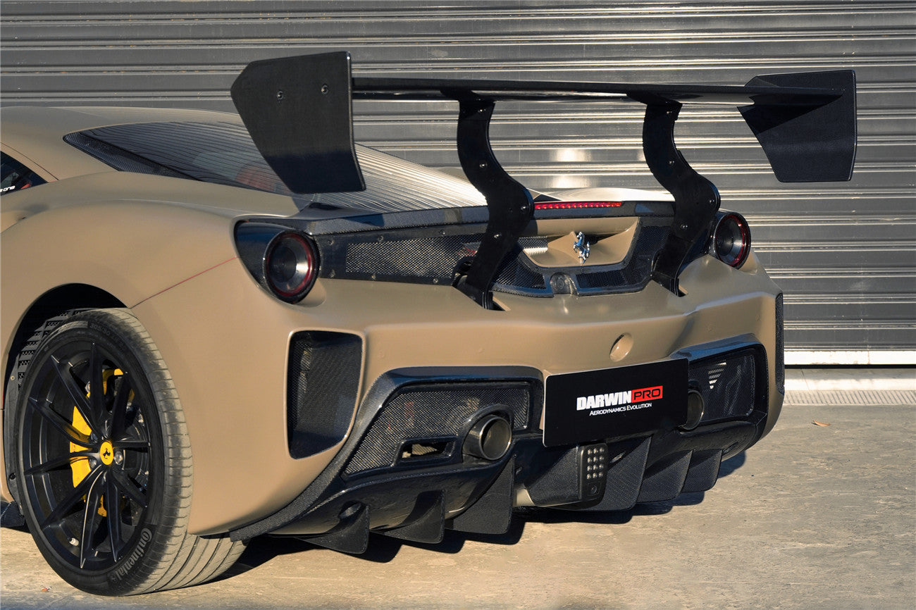 DarwinPRO 2015-2020 Ferrari 488 Challenge Evo Modena Style Wing | Fits GTB, Spider