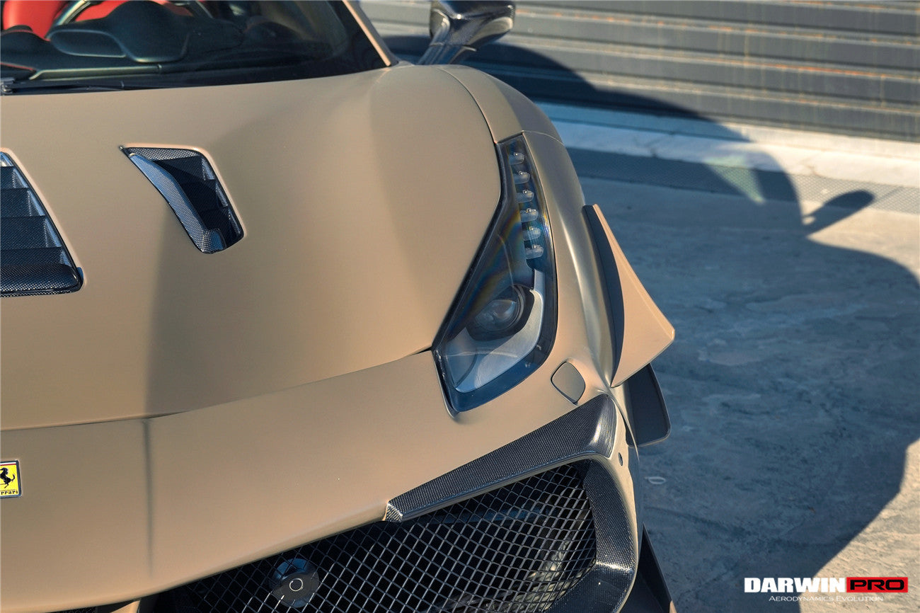 DarwinPRO 2015-2020 Ferrari 488 Challenge Evo Modena Style Hood | Fits GTB, Spider - DarwinPRO Aerodynamics
