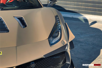 DarwinPRO 2015-2020 Ferrari 488 Challenge Evo Modena Style Hood | Fits GTB, Spider - DarwinPRO Aerodynamics
