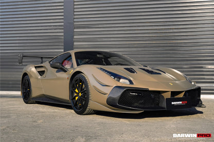 DarwinPRO 2015-2020 Ferrari 488 Challenge Evo Modena Style Side Skirts | Fits GTB, Spider