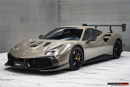 DarwinPRO 2015-2020 Ferrari 488 Challenge Evo Modena Style Hood | Fits GTB, Spider - DarwinPRO Aerodynamics