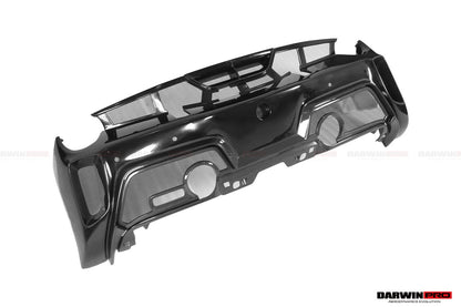 DarwinPRO 2015-2020 Ferrari 488 GTB Challenge Evo Modena Style Rear Bumper With Deck Lid Wing & Diffuser & Wing