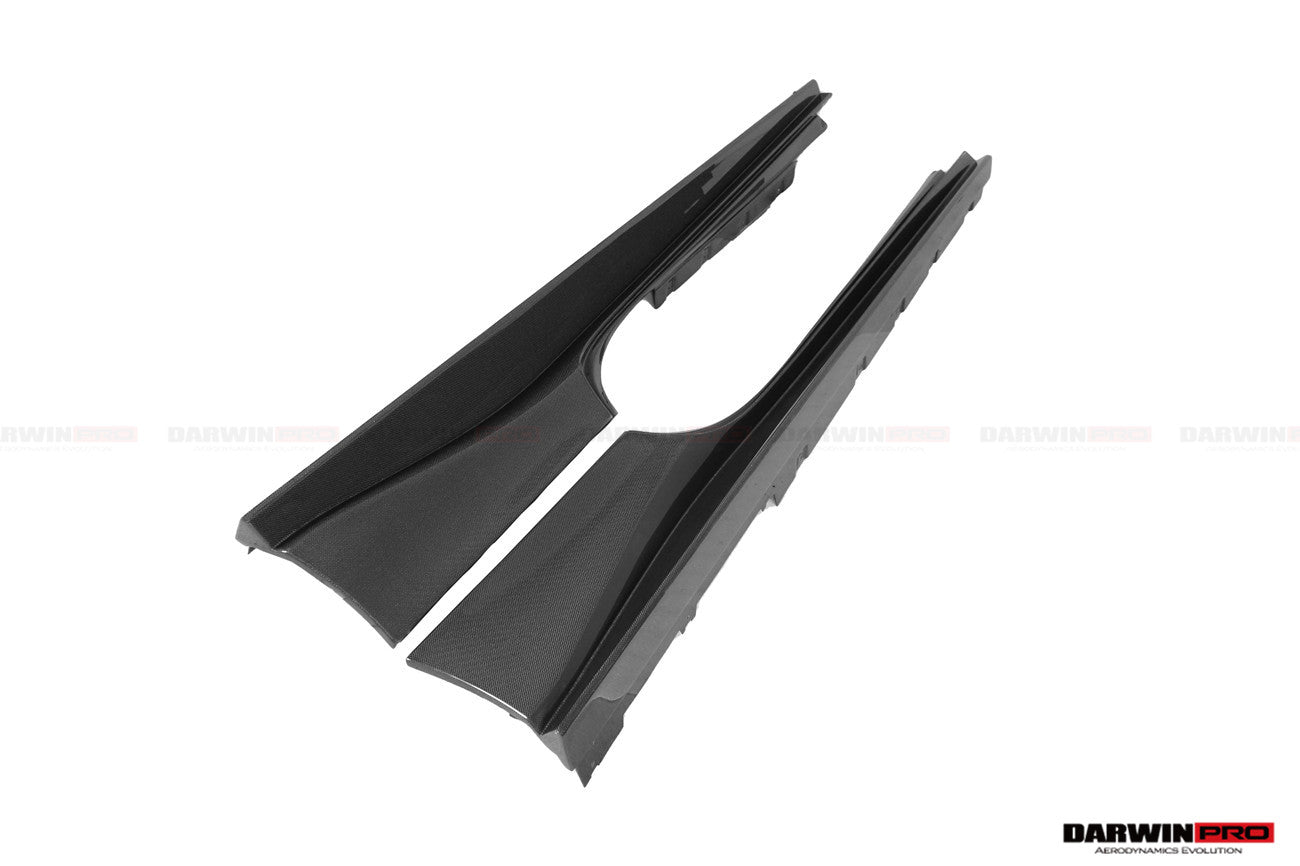 DarwinPRO 2015-2020 Ferrari 488 Challenge Evo Modena Style Side Skirts | Fits GTB, Spider