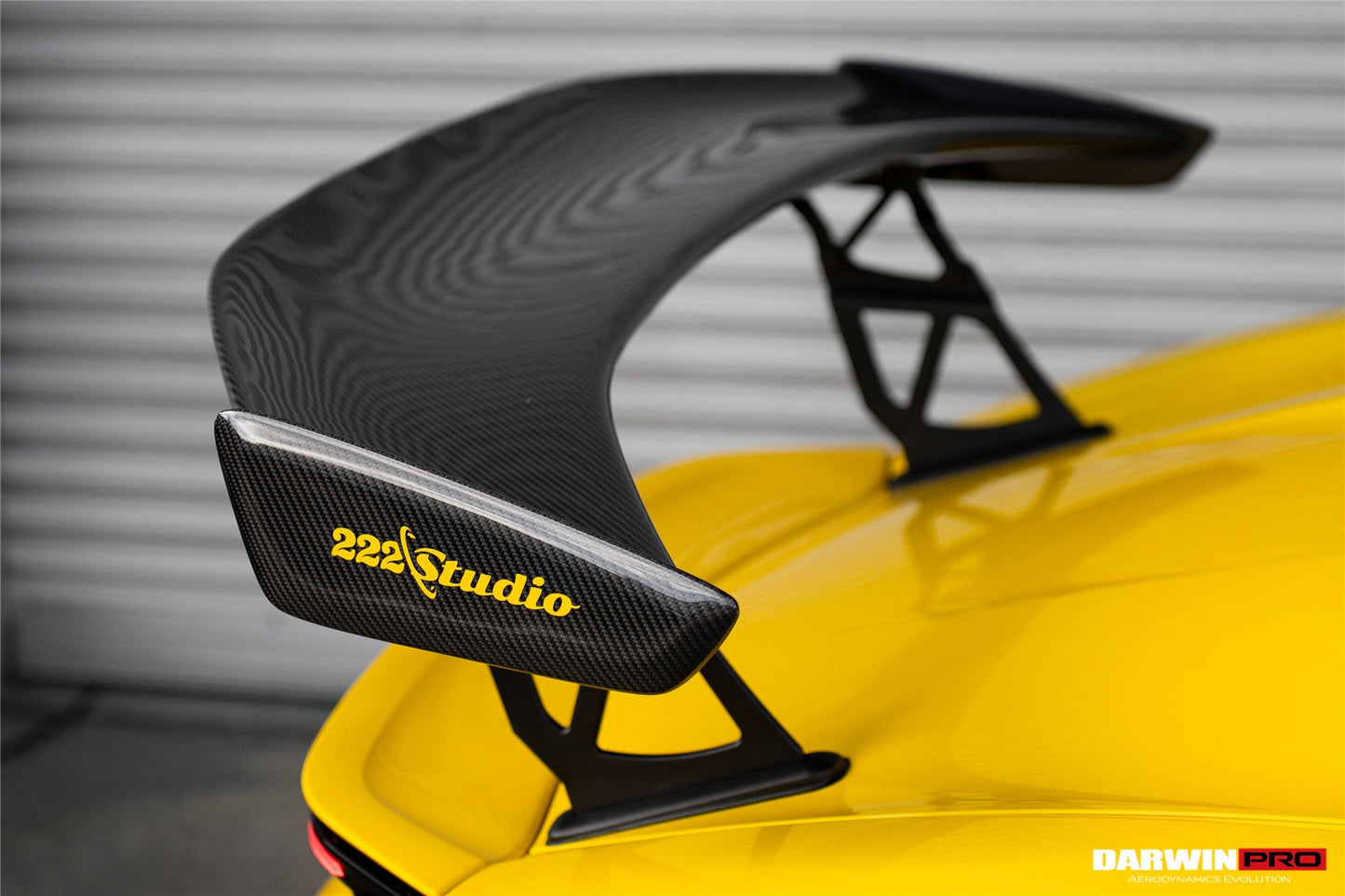 DarwinPRO 2016-2024 Porsche 718 Cayman & Boxster BKSS Style Carbon Fiber Trunk Spoiler - DarwinPRO Aerodynamics