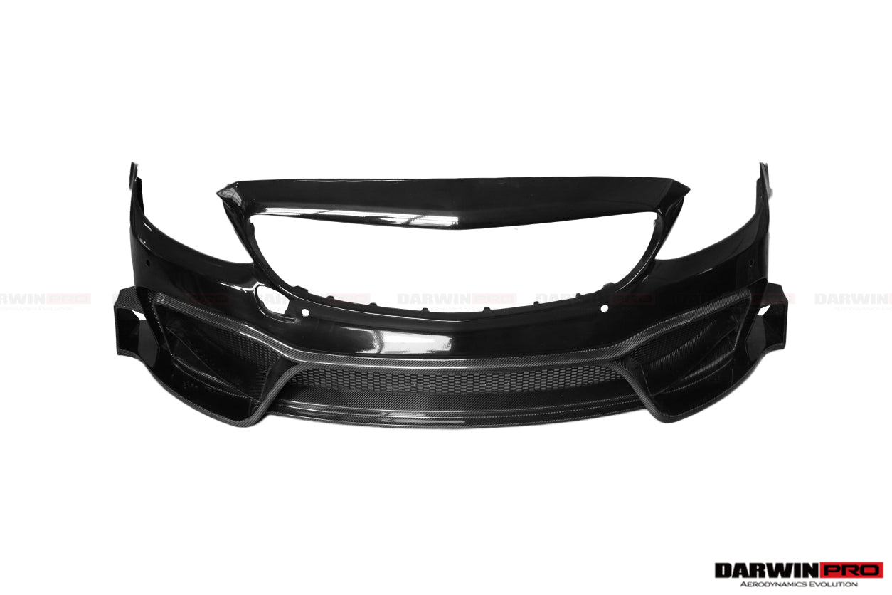 2015-2021 Mercedes Benz W205 C63 & S AMG Sedan IMP Performance Partial Carbon Fiber Full Body Kit - DarwinPRO Aerodynamics